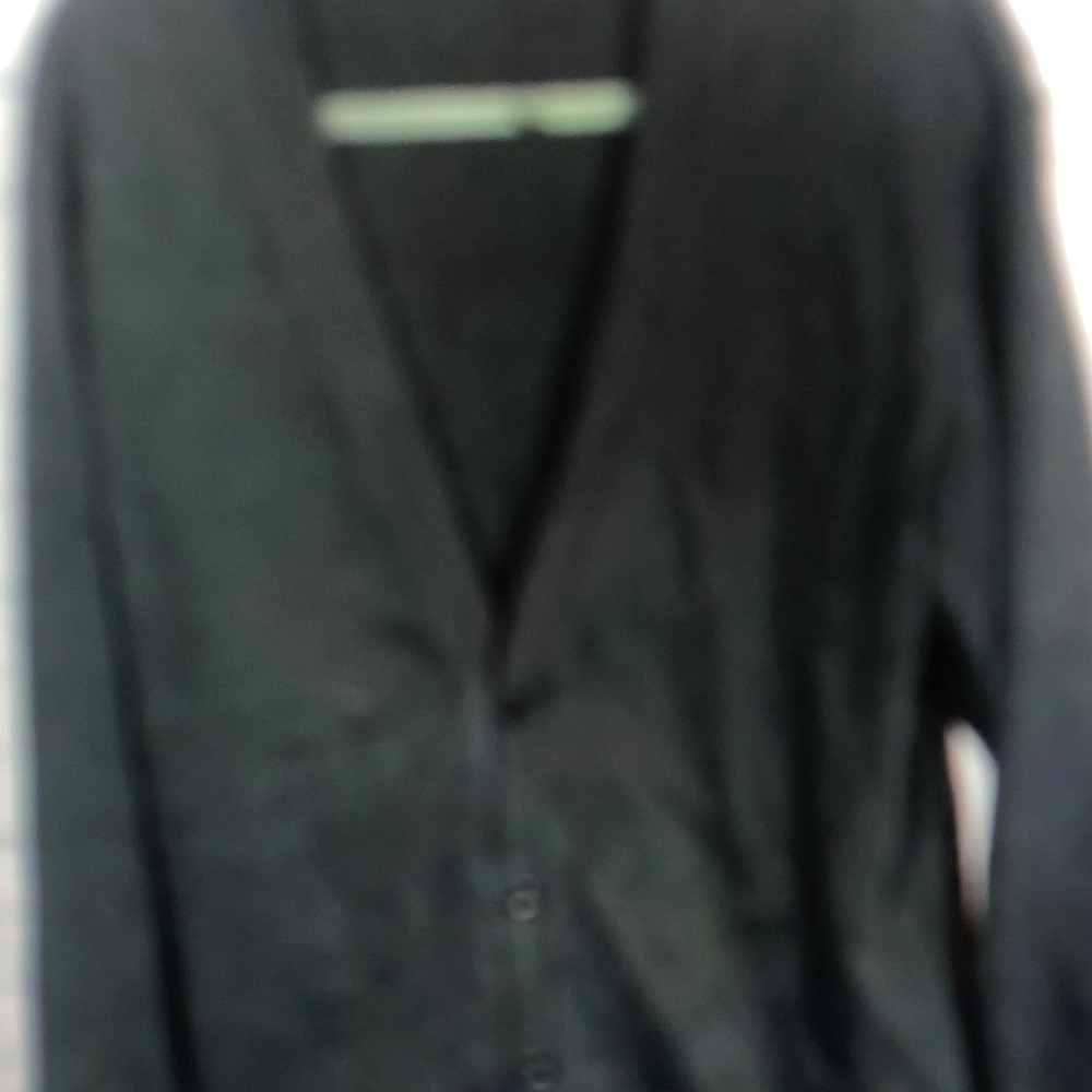 Men's Black Cardigan